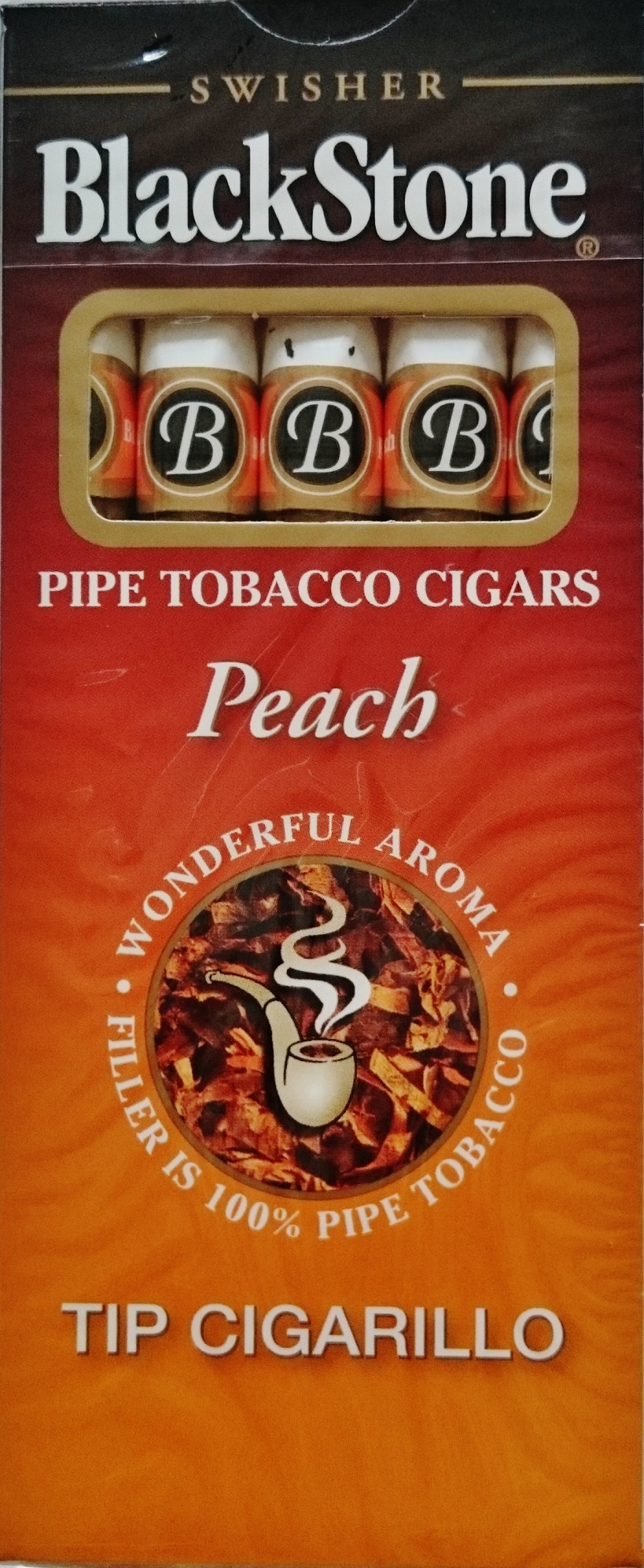 Blackstone Peach Tip Cigarillos